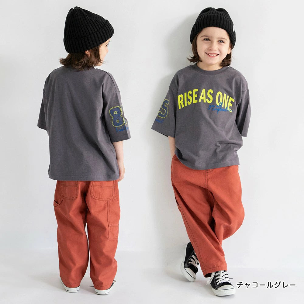 Japanese children's clothing Branches scallop silk layered waist top 90-150cm girls summer TOPS