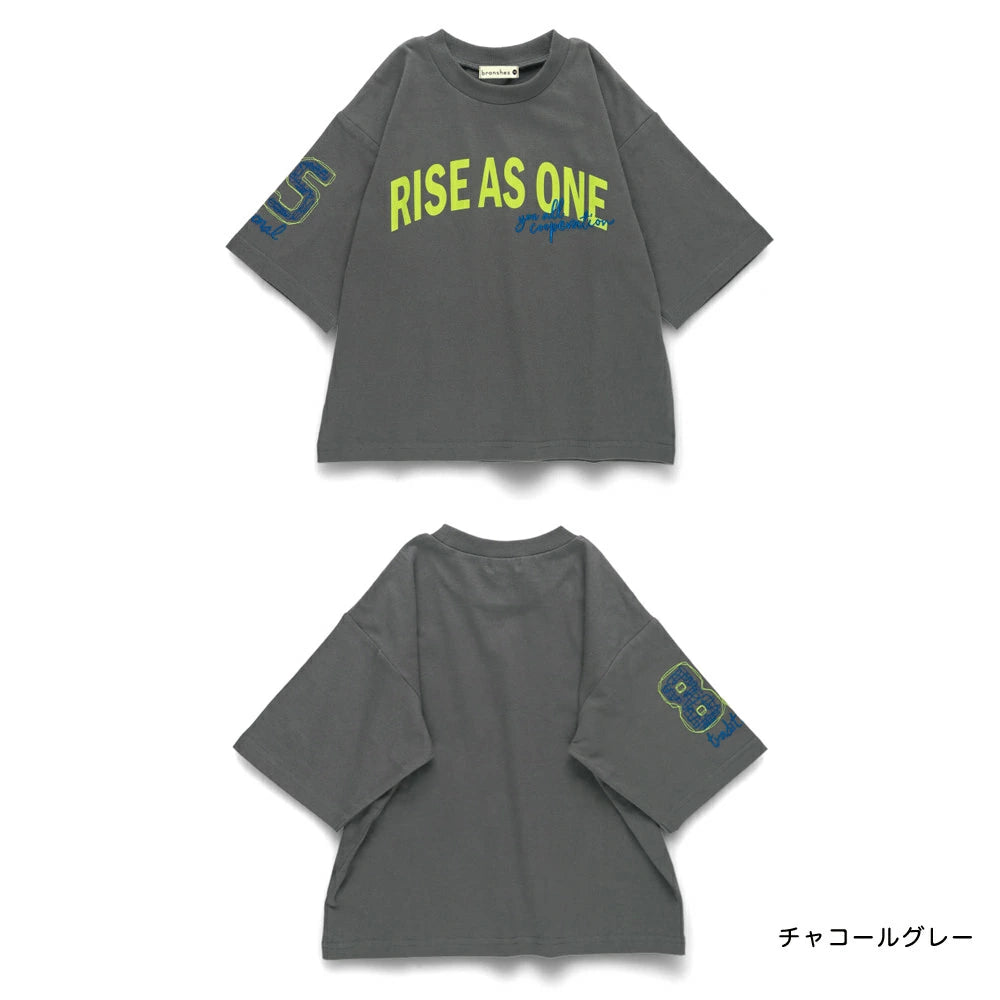 Japanese children's clothing Branches scallop silk layered waist top 90-150cm girls summer TOPS