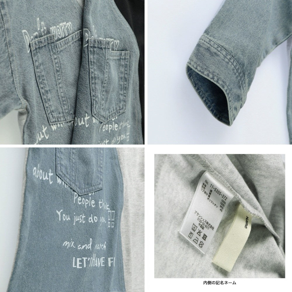 Japanese children's clothing Branches scallop silk layered waist top 90-150cm girls summer TOPS