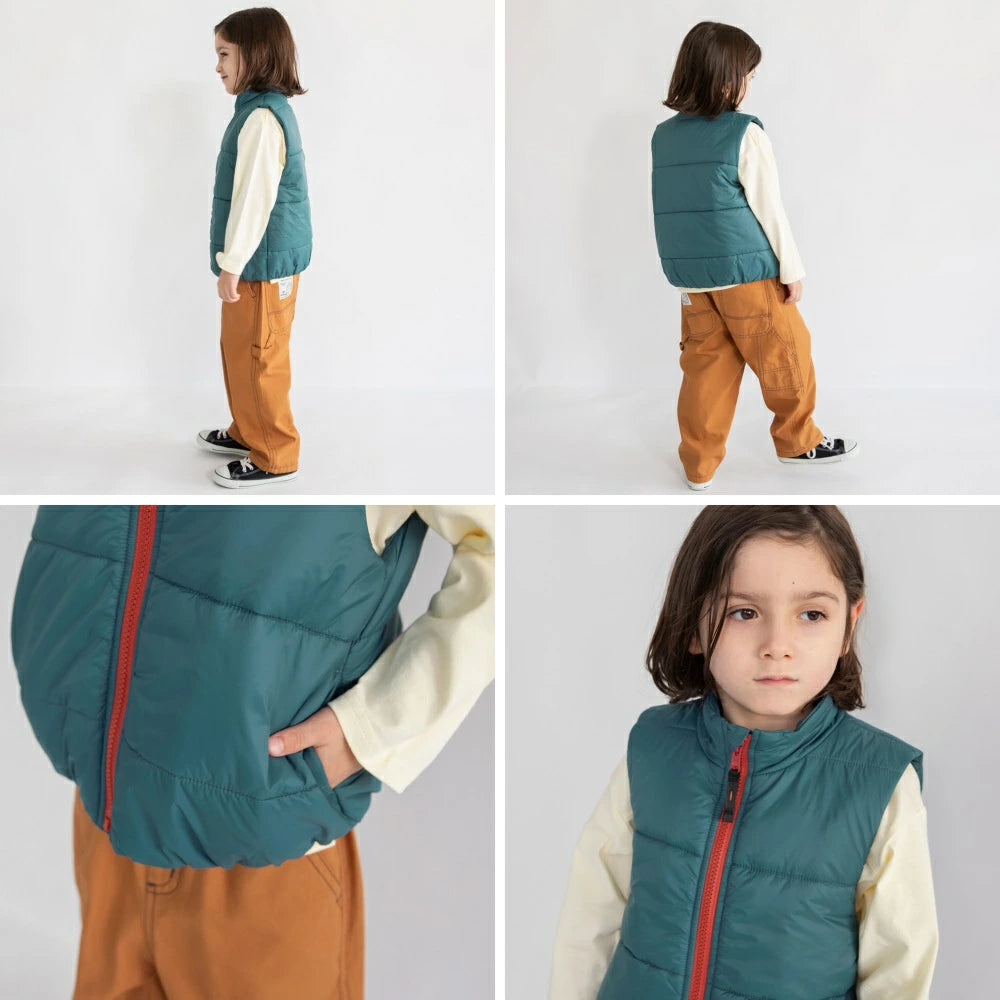 Japanese children's clothing Branches scallop silk layered waist top 90-150cm girls summer TOPS