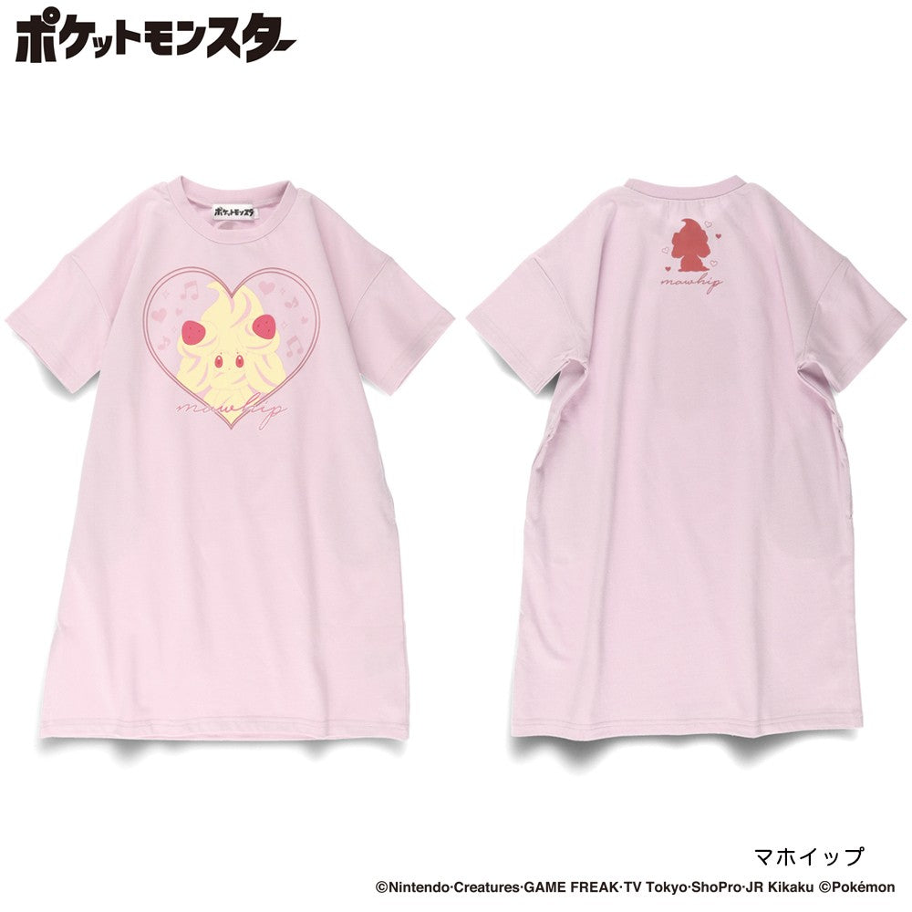 Japanese Children's Clothing Branches x Pokemon Print Dress 100-150cm Girls Summer Dresses