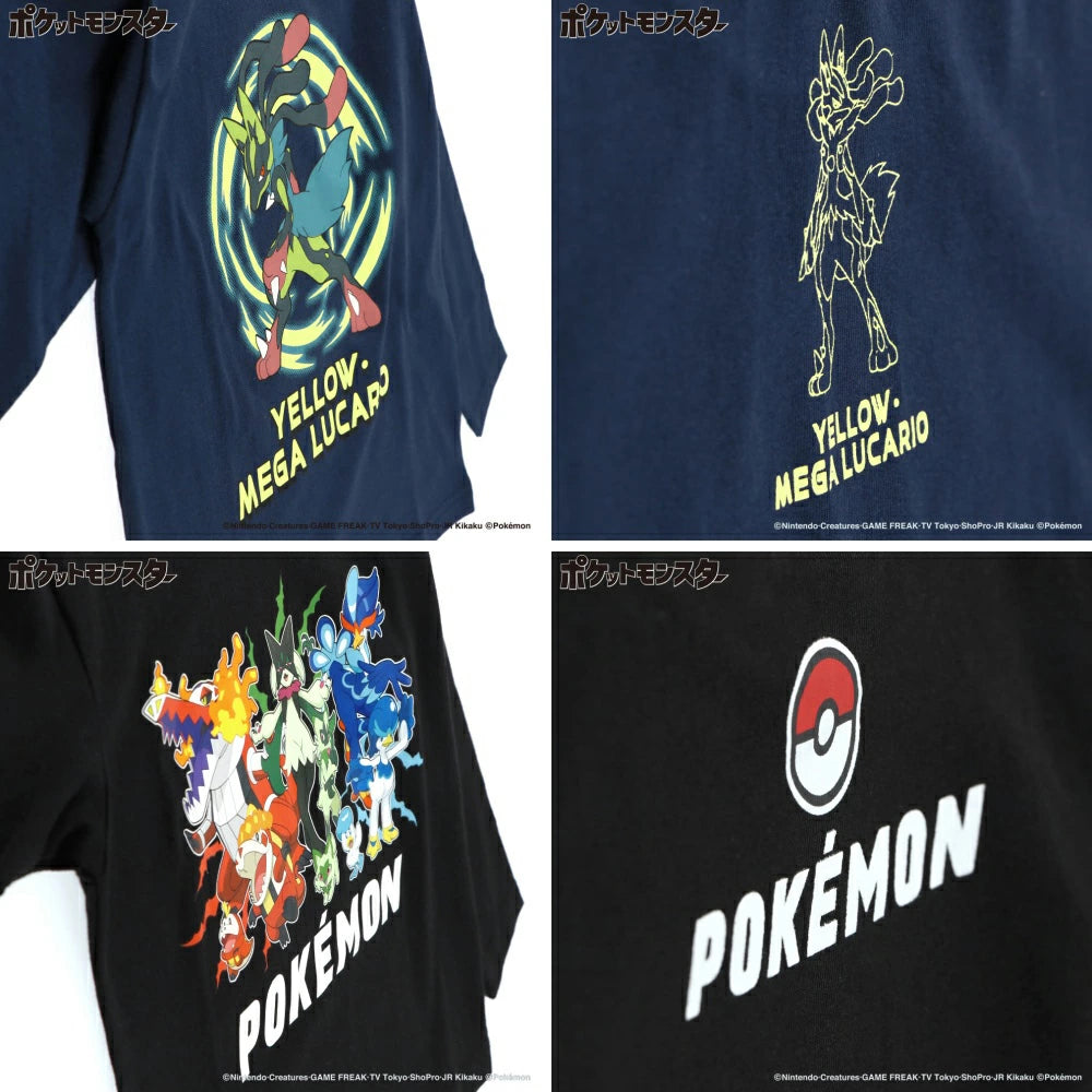 日本童裝 Branshes x Pokemon 印花長袖上衣 100-150cm 男童款/女童款 秋季 TOPS