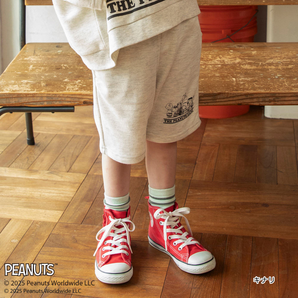 日本童裝 Branshes x PEANUTS 75周年 運動短褲 90-150cm 男童款/女童款 秋季 PANTS