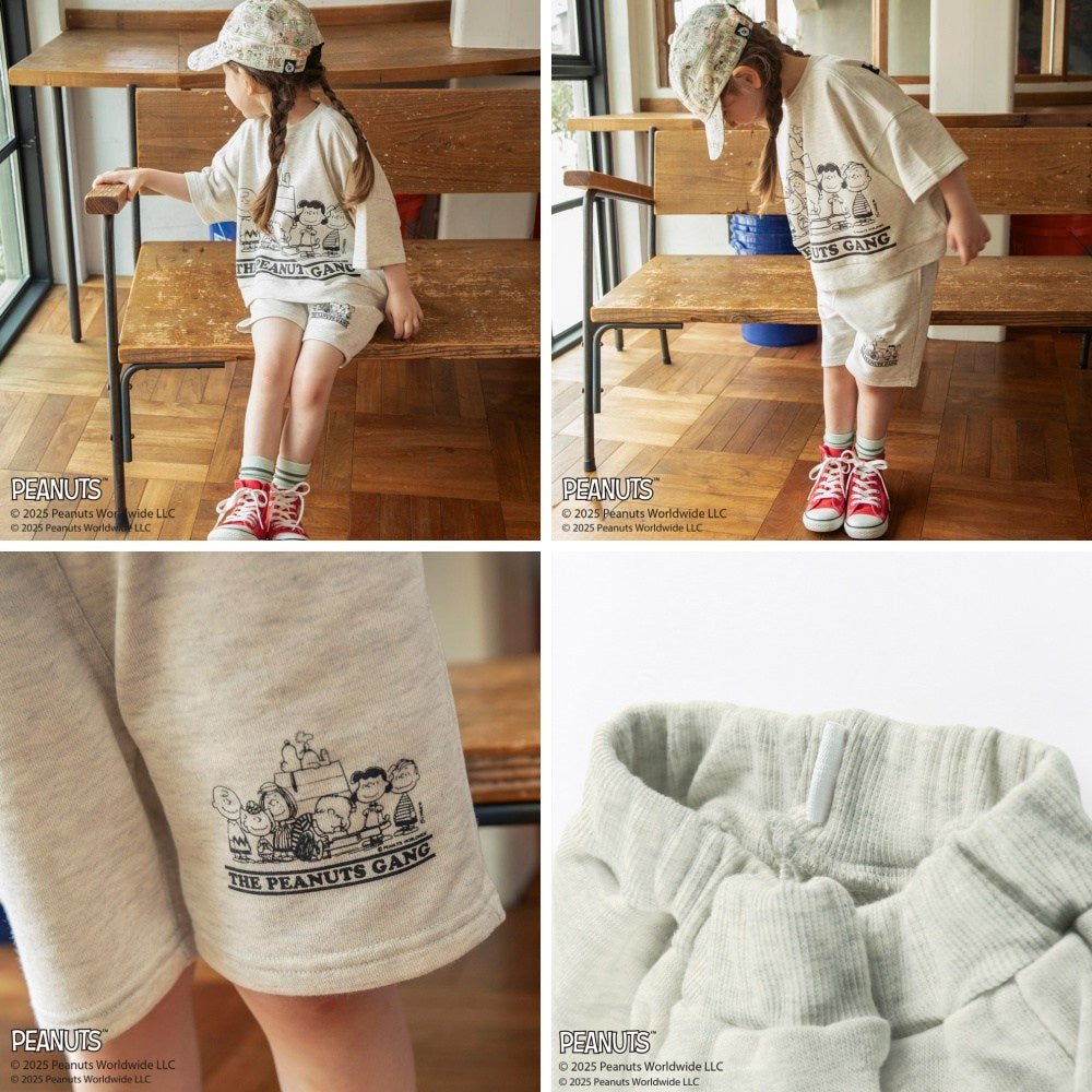 日本童裝 Branshes x PEANUTS 75周年 運動短褲 90-150cm 男童款/女童款 秋季 PANTS