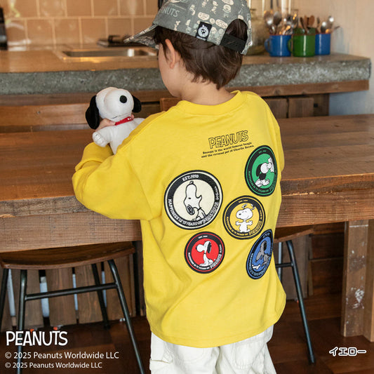 日本童裝 Branshes x PEANUTS 75周年 印花衛衣 90-150cm 男童款/女童款 秋季 TOPS