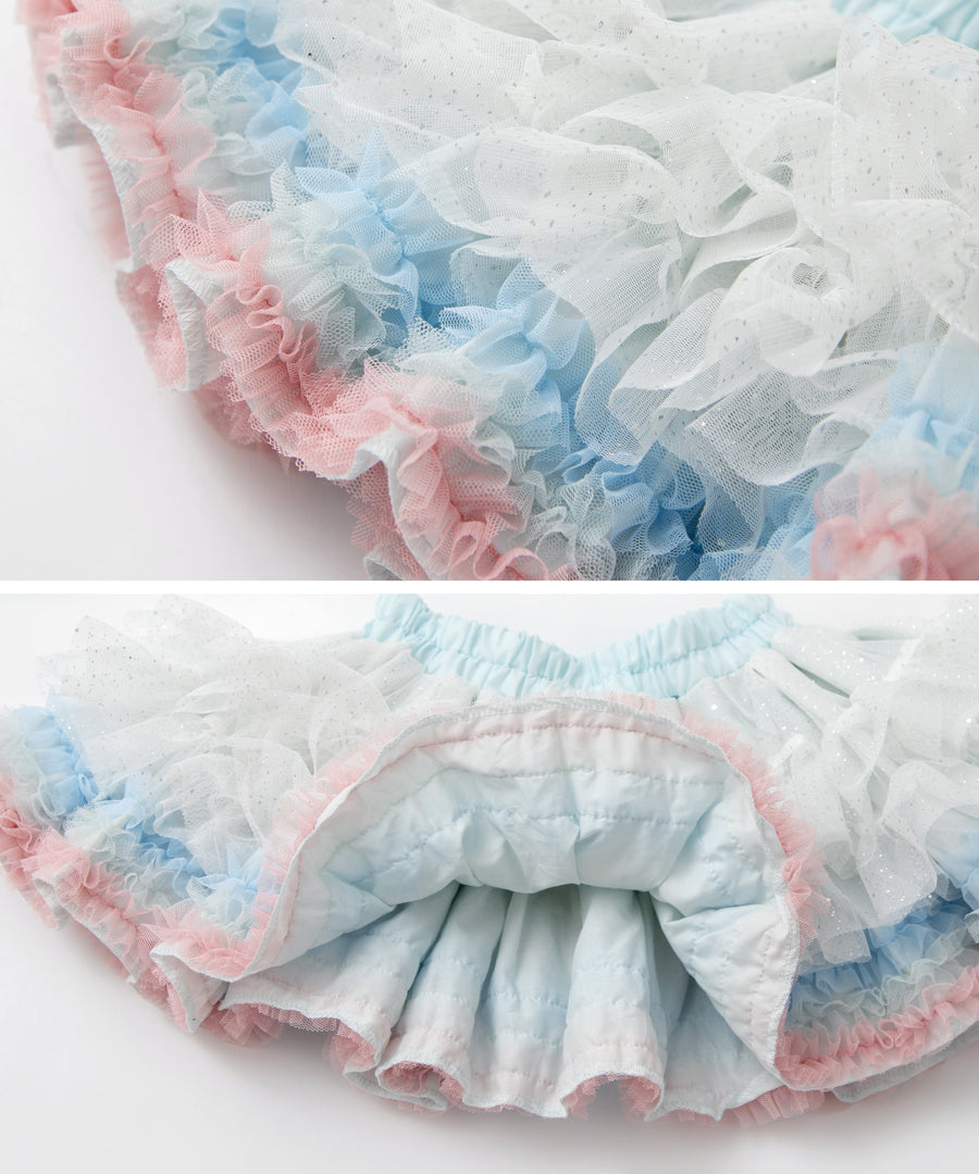 Japanese children's clothing panpantutu moonstone tutu skirt 70-140cm girls newborn baby summer SKIRTS