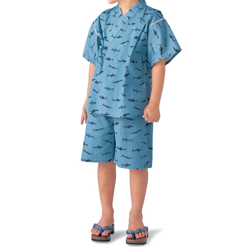 GITA Jinbei Japanese Kimono 90-140cm for Boys and Girls Summer Other Brands Children's Clothing TOPS PANTS Japanese Summer Festival Special