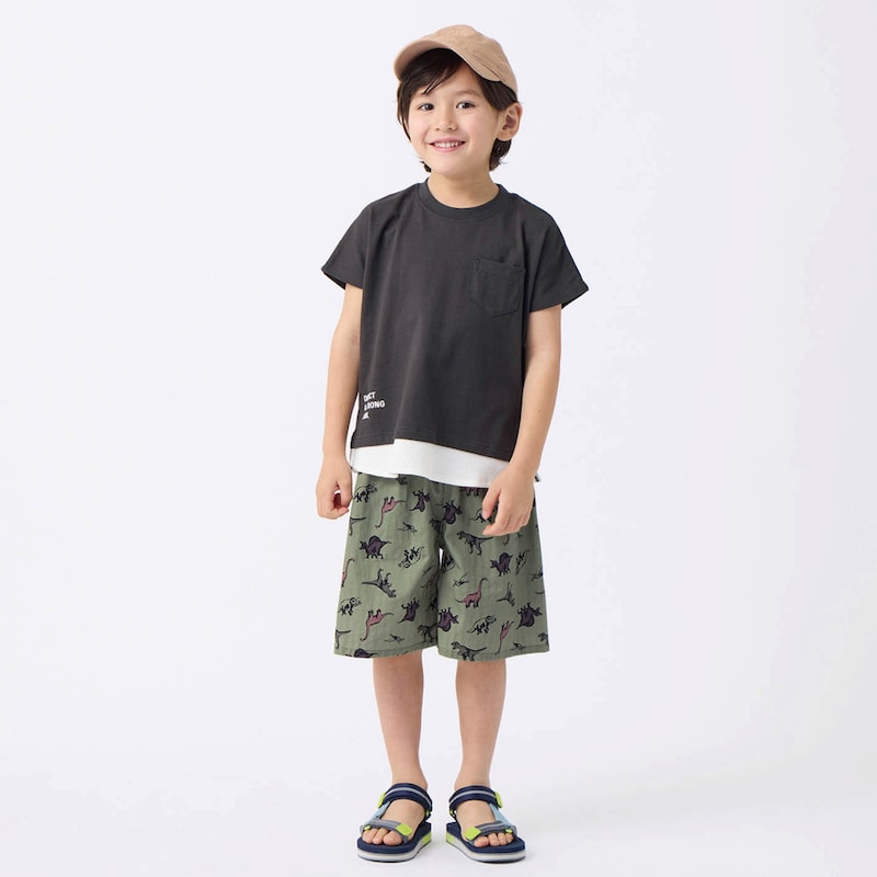GITA Jinbei Japanese Kimono 90-140cm for Boys and Girls Summer Other Brands Children's Clothing TOPS PANTS Japanese Summer Festival Special