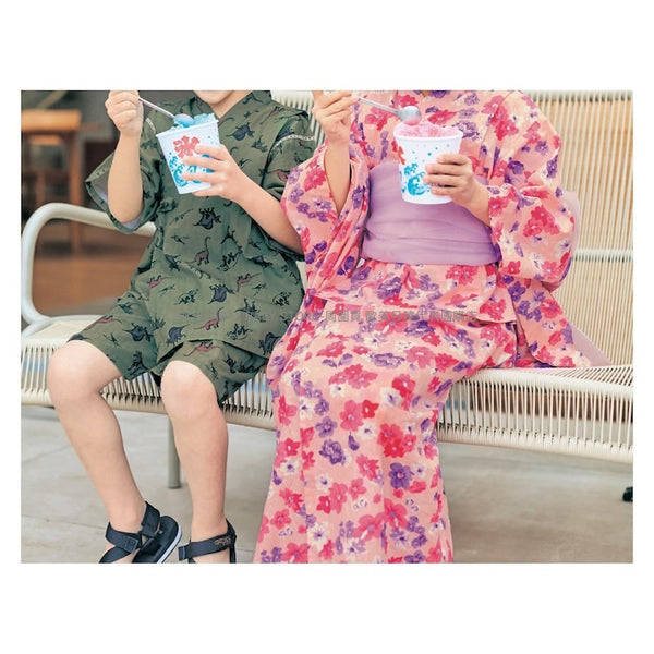 日本童裝 也可當夏季連身裙使用！ 2WAY浴衣套裝 日本浴衣 90-160cm 女童款 夏季 日本和服 DRESSES