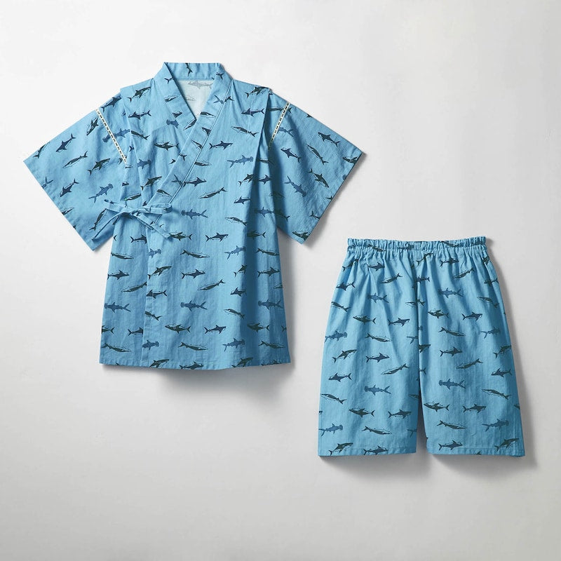 GITA Jinbei Japanese Kimono 90-140cm for Boys and Girls Summer Other Brands Children's Clothing TOPS PANTS Japanese Summer Festival Special