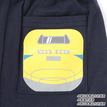 Japanese children's clothing pe#main x Shinkansen pajamas 80-130cm boys' summer railway series pajamas series