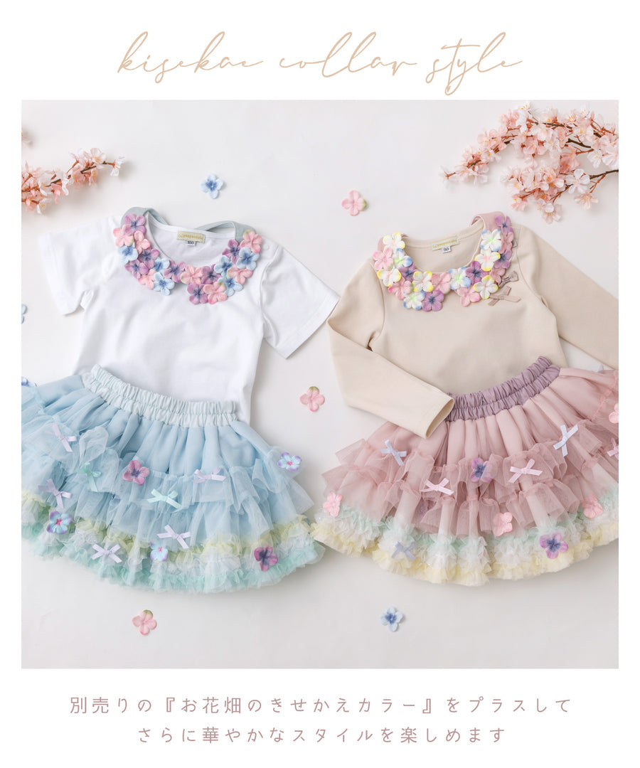 Japanese children's clothing panpantutu cherry blossom cake tutu skirt 90-140cm girls newborn baby summer SKIRTS
