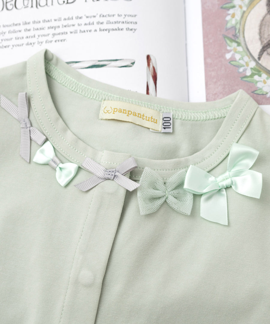 Japanese children's clothing panpantutu UV protection bow tie jacket 80-140cm girls summer outerwear
