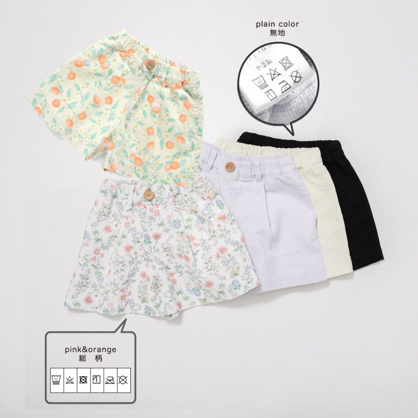 Japanese children's clothing Branches Panama braided shorts 80-160cm girls spring and summer PANTS