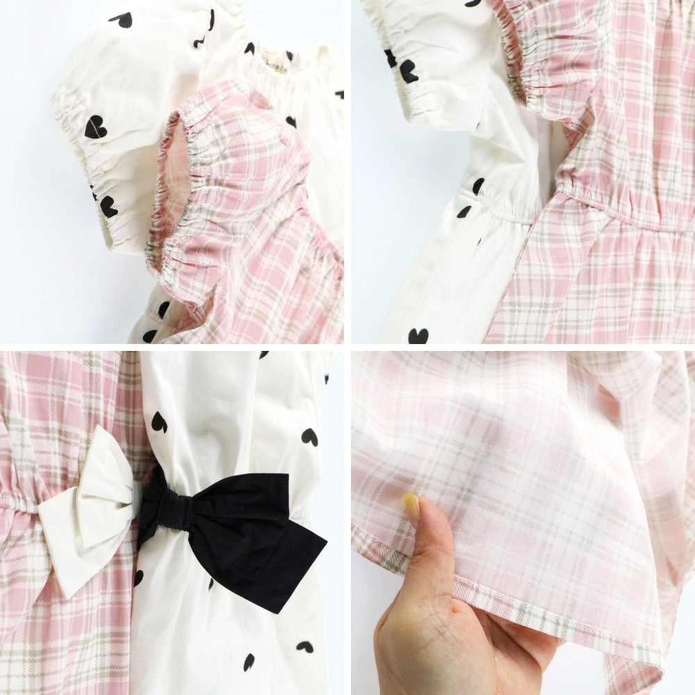 Japanese children's clothing Branches back butterfly waist top 80-130cm girls summer TOPS