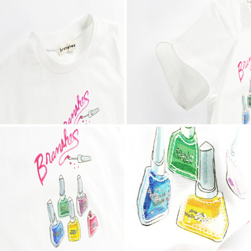 Japanese children's clothing Branches printed tops 80-150cm girls summer TOPS