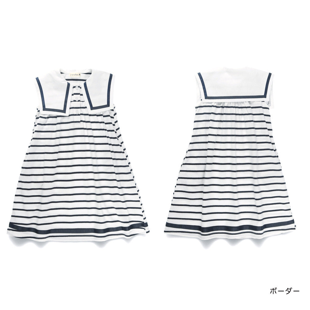 Japanese children's clothing Branches sailor collar dress 80-150cm girls summer dresses