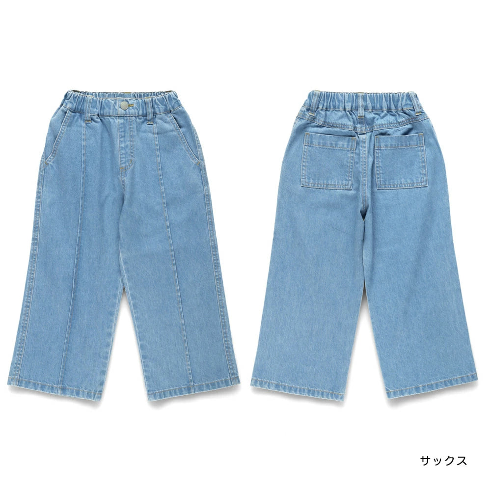 Japanese children's clothing Branches scallop silk layered waist top 90-150cm girls summer TOPS