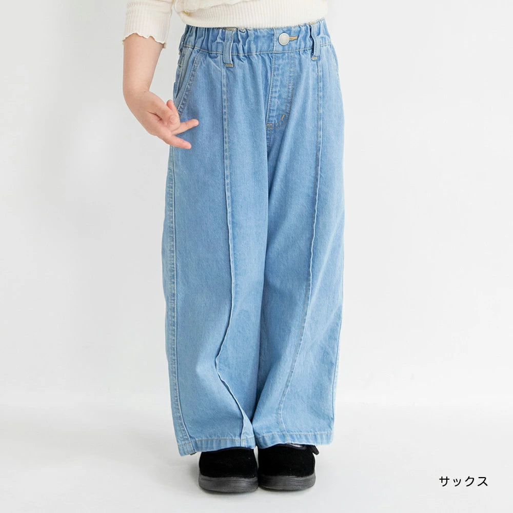 Japanese children's clothing Branches scallop silk layered waist top 90-150cm girls summer TOPS