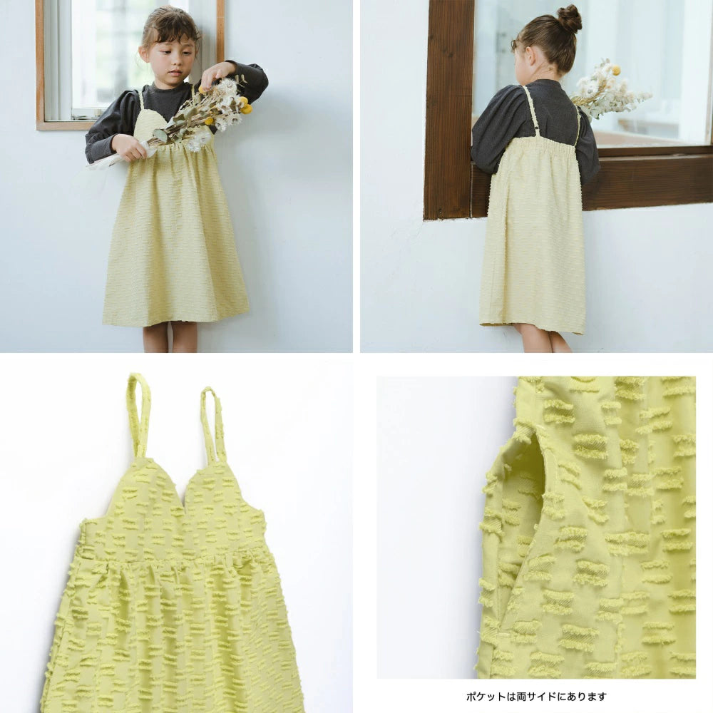Japanese children's clothing Branches scallop silk layered waist top 90-150cm girls summer TOPS