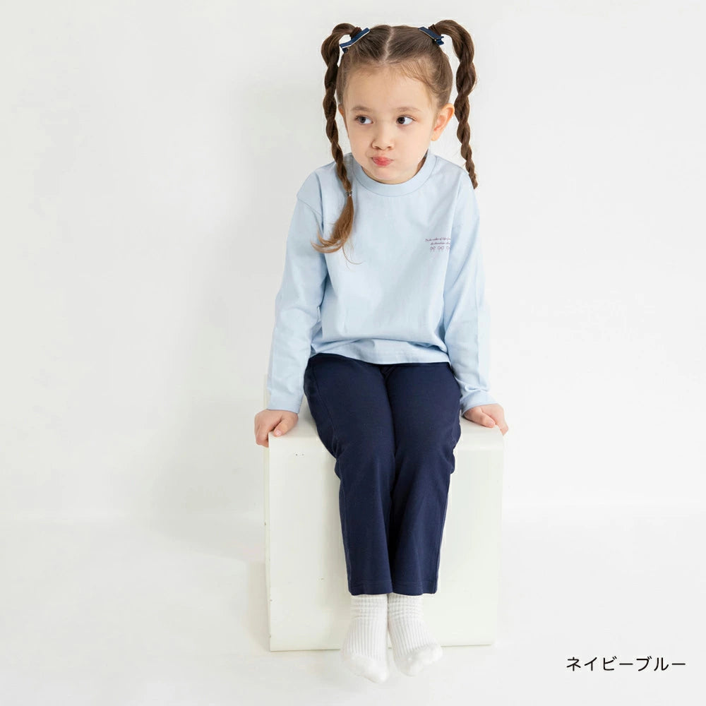 日本童裝 Branshes 心型口袋休閒長褲 80-130cm 女童款 秋季 PANTS