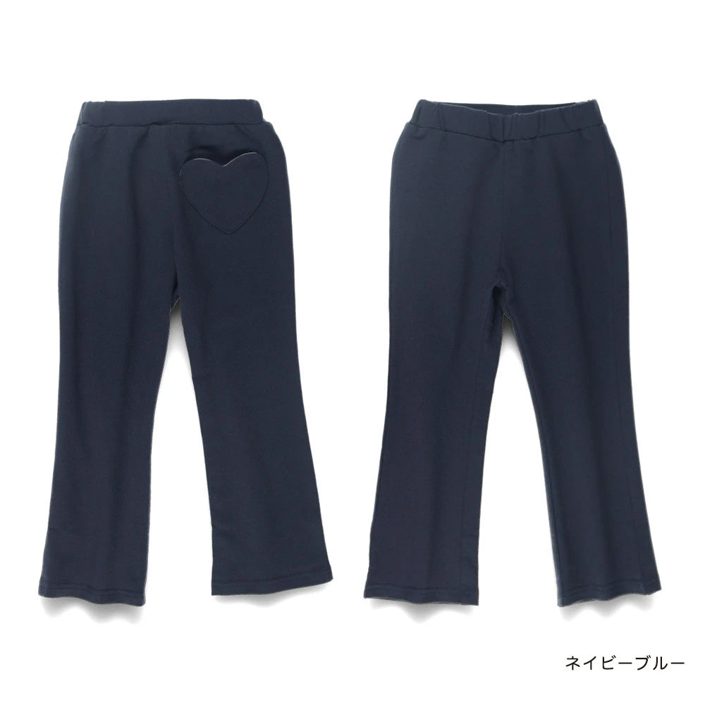 日本童裝 Branshes 心型口袋休閒長褲 80-130cm 女童款 秋季 PANTS