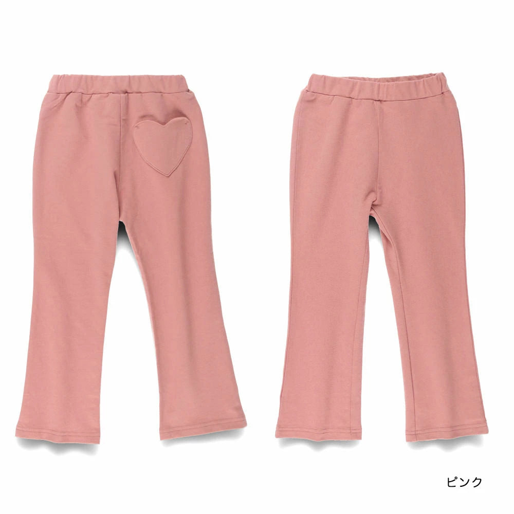 日本童裝 Branshes 心型口袋休閒長褲 80-130cm 女童款 秋季 PANTS
