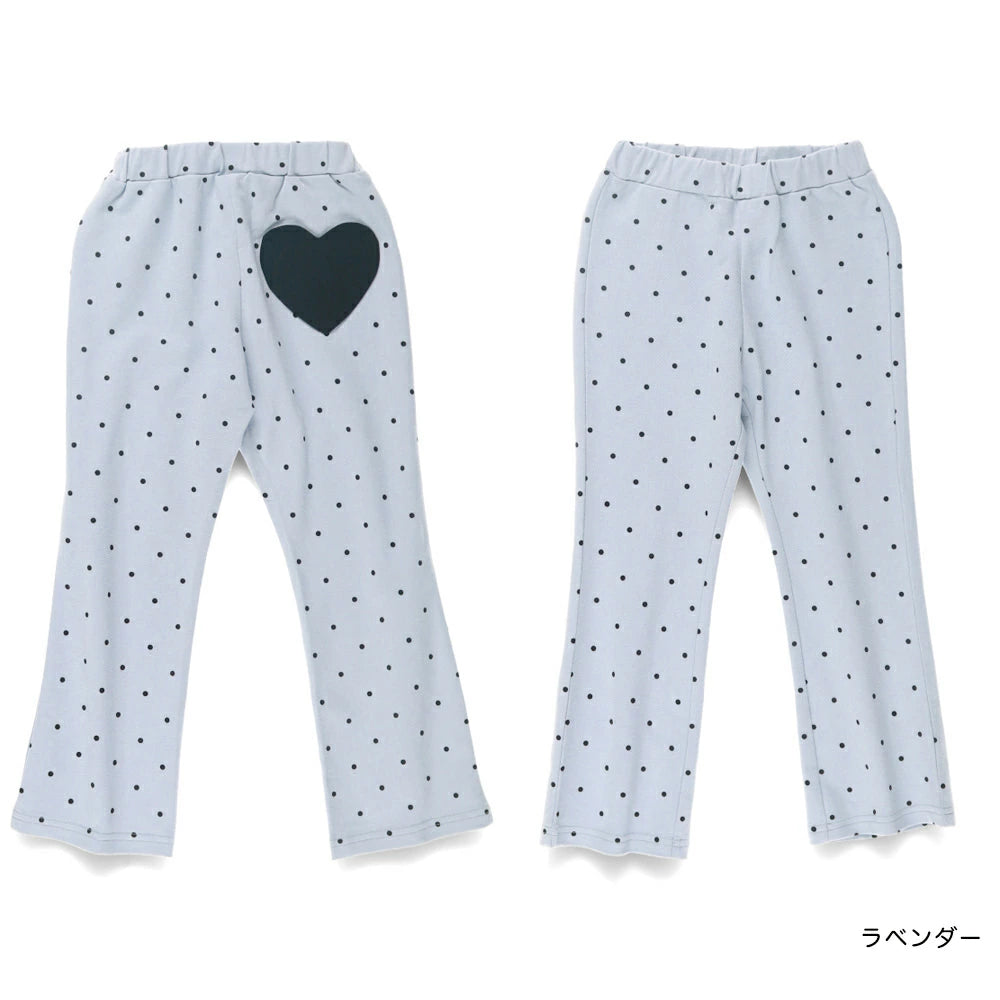 日本童裝 Branshes 心型口袋休閒長褲 80-130cm 女童款 秋季 PANTS