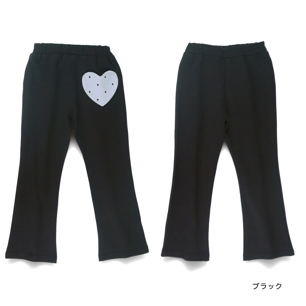 日本童裝 Branshes 心型口袋休閒長褲 80-130cm 女童款 秋季 PANTS