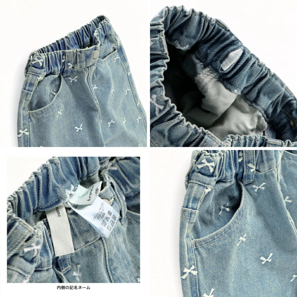 Japanese children's clothing Branches scallop silk layered waist top 90-150cm girls summer TOPS