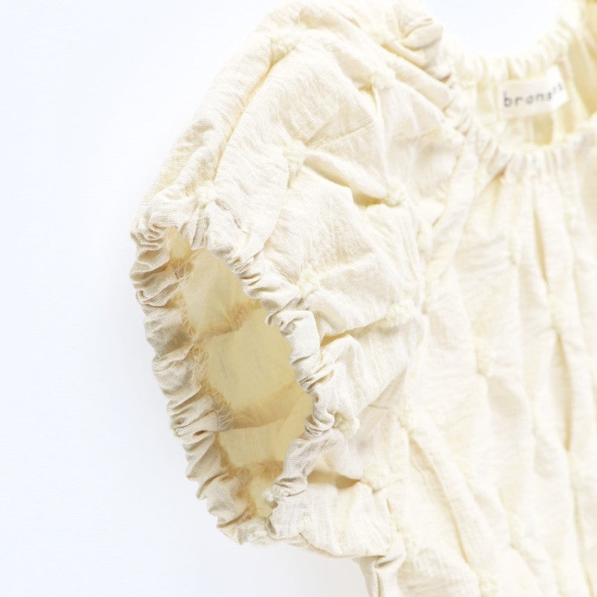 Branches x b.+A Kaneko Aya Ruffle Embroidered Dress (90-150cm) for Girls (Summer Dress)