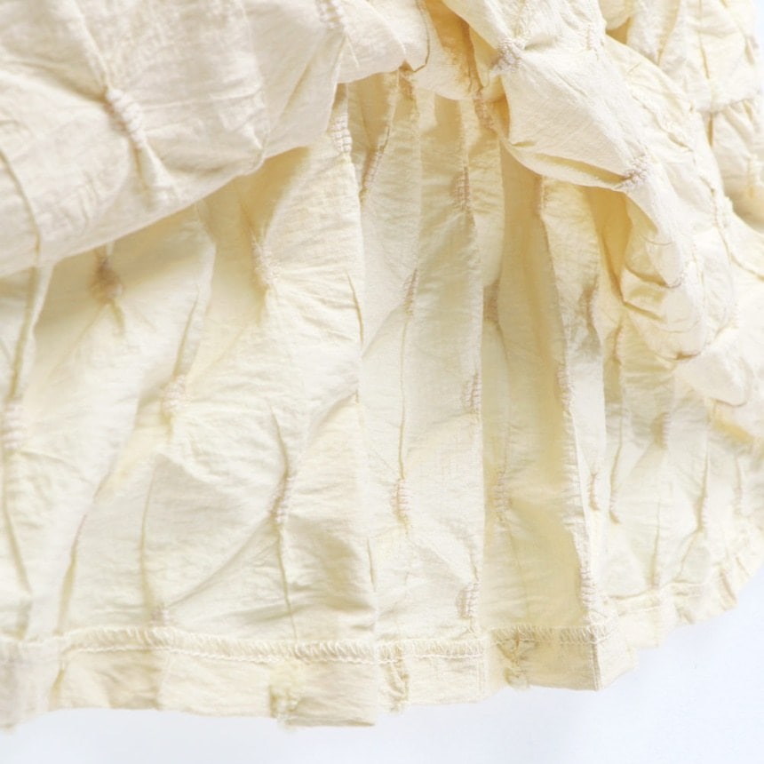 Branches x b.+A Kaneko Aya Ruffle Embroidered Dress (90-150cm) for Girls (Summer Dress)