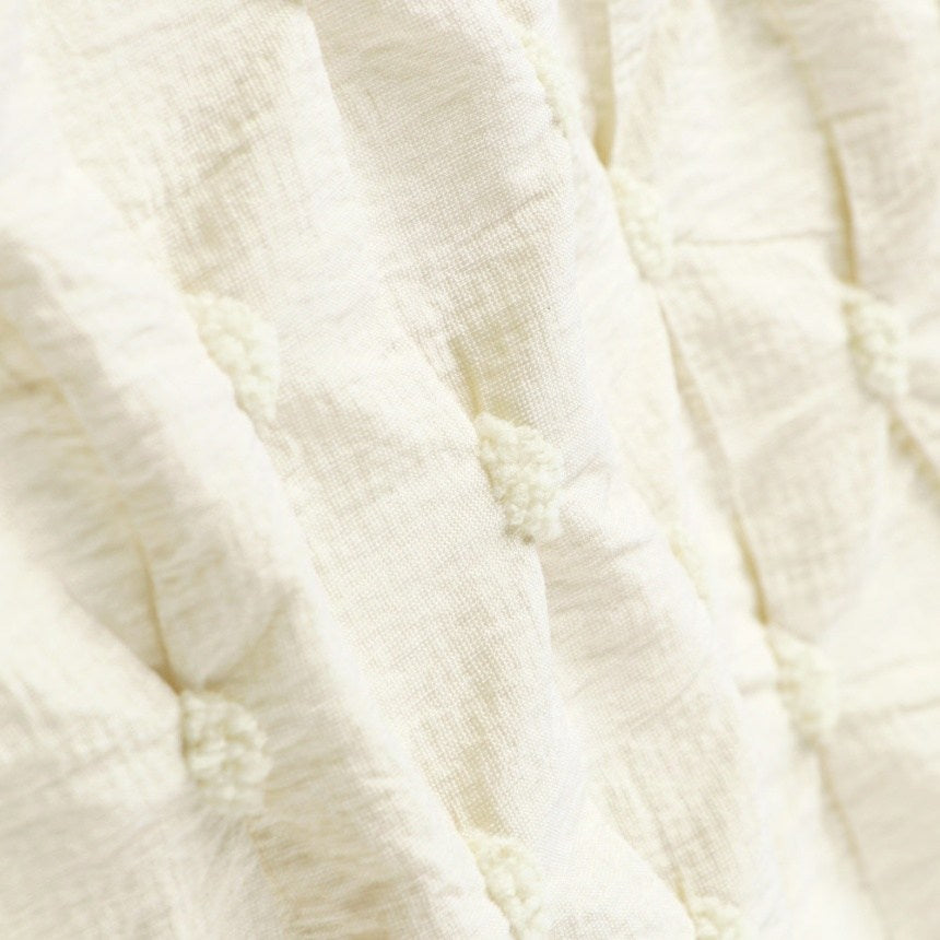 Branches x b.+A Kaneko Aya Ruffle Embroidered Dress (90-150cm) for Girls (Summer Dress)