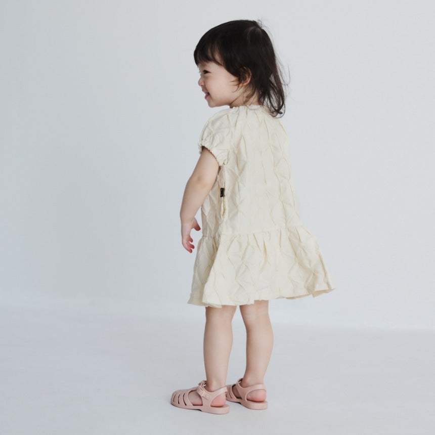 Branches x b.+A Kaneko Aya Ruffle Embroidered Dress (90-150cm) for Girls (Summer Dress)