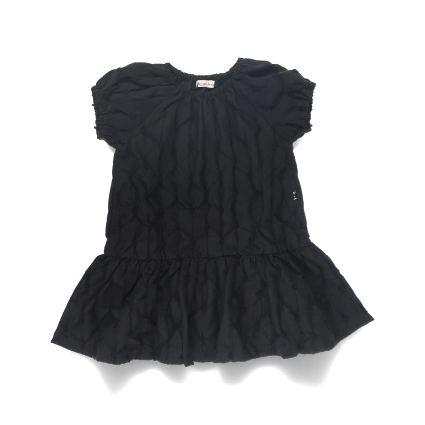 Branches x b.+A Kaneko Aya Ruffle Embroidered Dress (90-150cm) for Girls (Summer Dress)