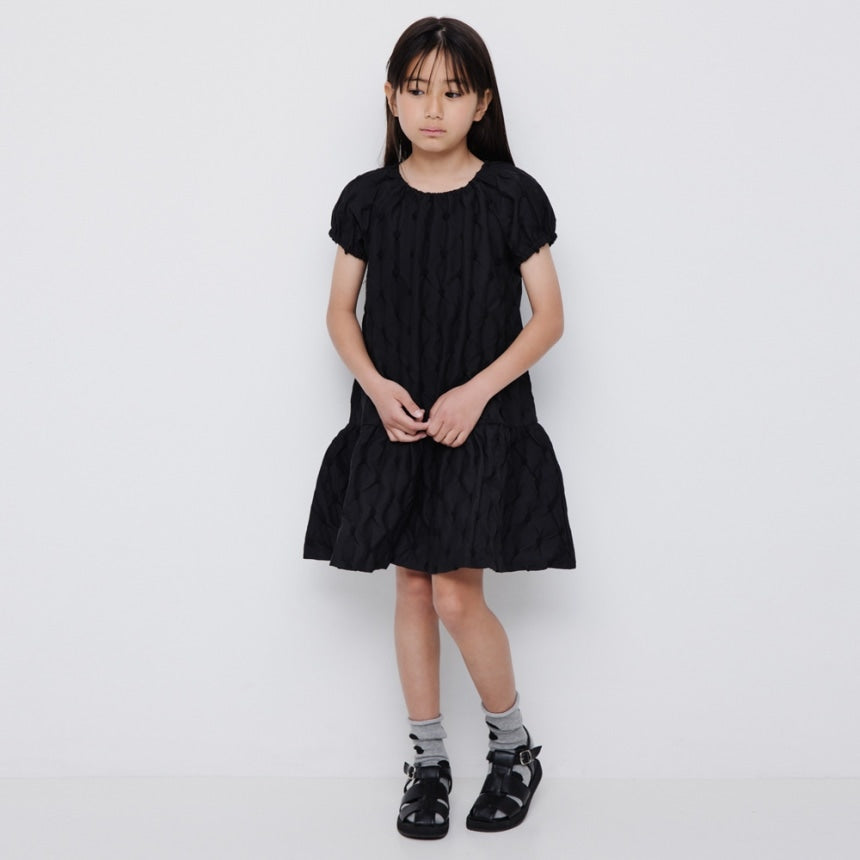 Branches x b.+A Kaneko Aya Ruffle Embroidered Dress (90-150cm) for Girls (Summer Dress)