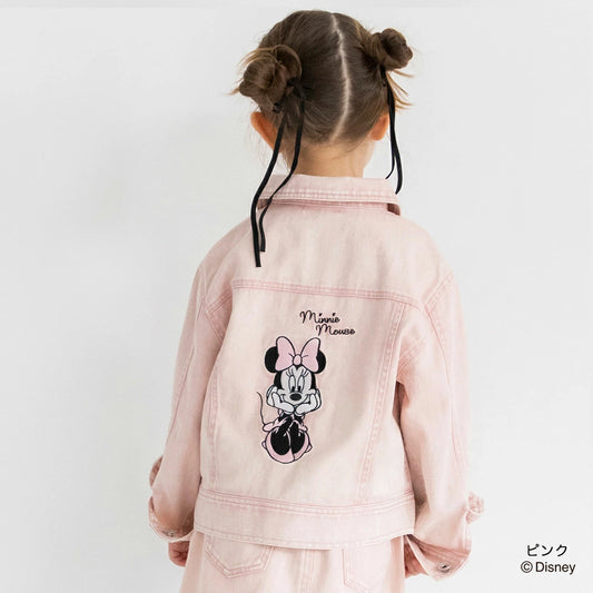 日本童裝 Branshes x Disney 刺繡圖案外套 90-150cm 女童款 秋季 OUTERWEAR