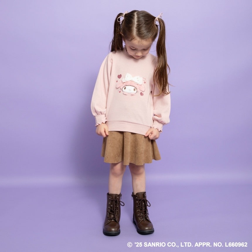 日本童裝 Branshes x Sanrio 木耳邊衛衣 80-130cm 女童款 秋季 TOPS