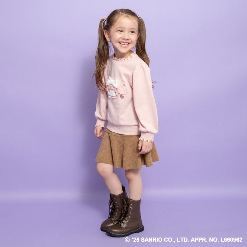日本童裝 Branshes x Sanrio 木耳邊衛衣 80-130cm 女童款 秋季 TOPS