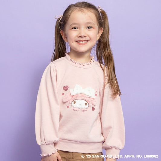 日本童裝 Branshes x Sanrio 木耳邊衛衣 80-130cm 女童款 秋季 TOPS