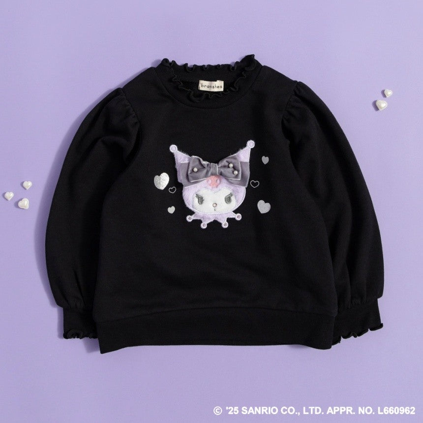 日本童裝 Branshes x Sanrio 木耳邊衛衣 80-130cm 女童款 秋季 TOPS