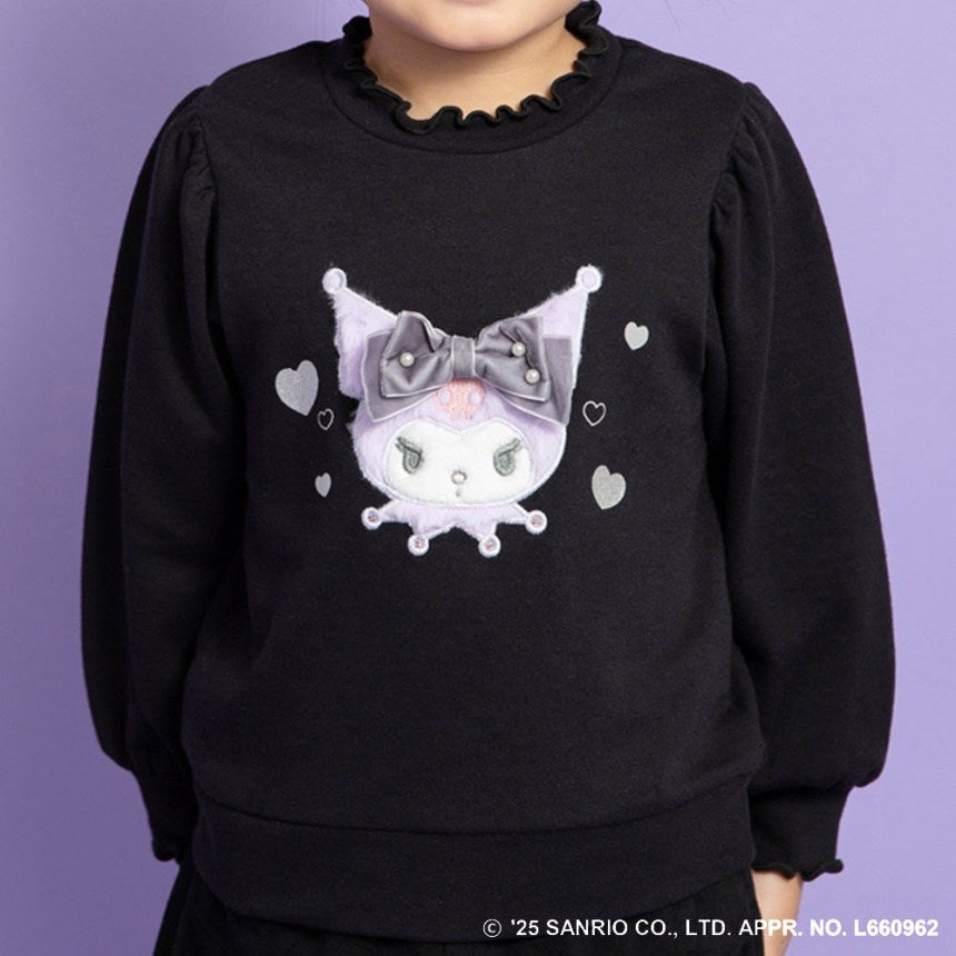 日本童裝 Branshes x Sanrio 木耳邊衛衣 80-130cm 女童款 秋季 TOPS
