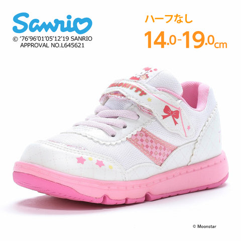 日本直送 moonstar Sanrio Hello Kitty  抗菌防臭 健康機能兒童鞋 14-19cm 女童款 鞋系列
