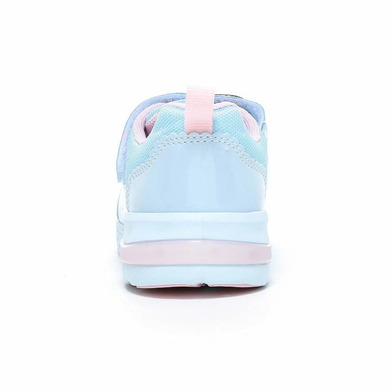 Moonstar x Disney Antibacterial and Deodorant LED Sneakers (Direct from Japan) - Healthy Functional Children's Shoes (14-19cm) - Girls' Shoes
