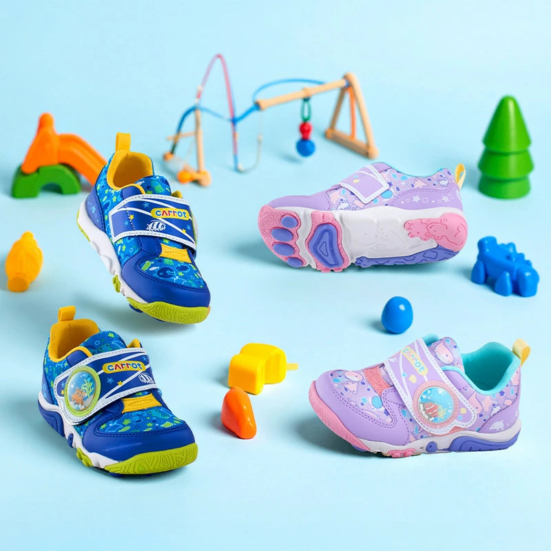 Moonstar x Carrot waterproof series, antibacterial and deodorizing, quick-drying, functional children's shoes (14-19cm) for boys, shipped directly from Japan.