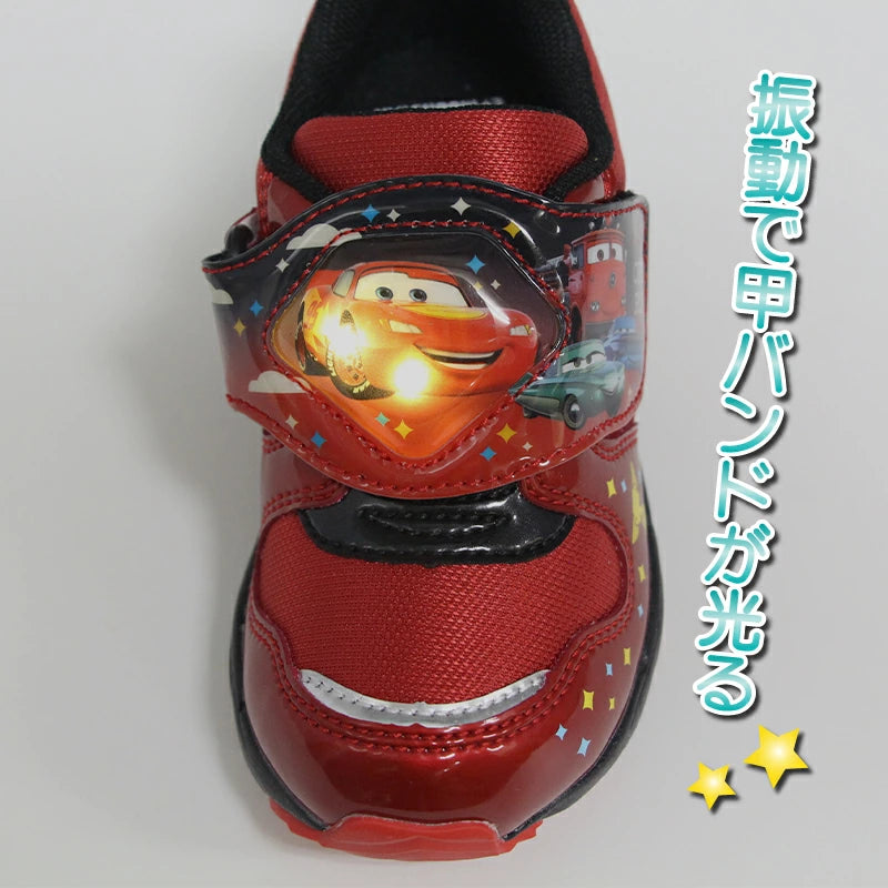 Moonstar x Disney LED Flashing Lights with Ag+ Antibacterial and Deodorant Functional Children's Shoes (14-19cm) Direct from Japan (Boys' Shoe Series)