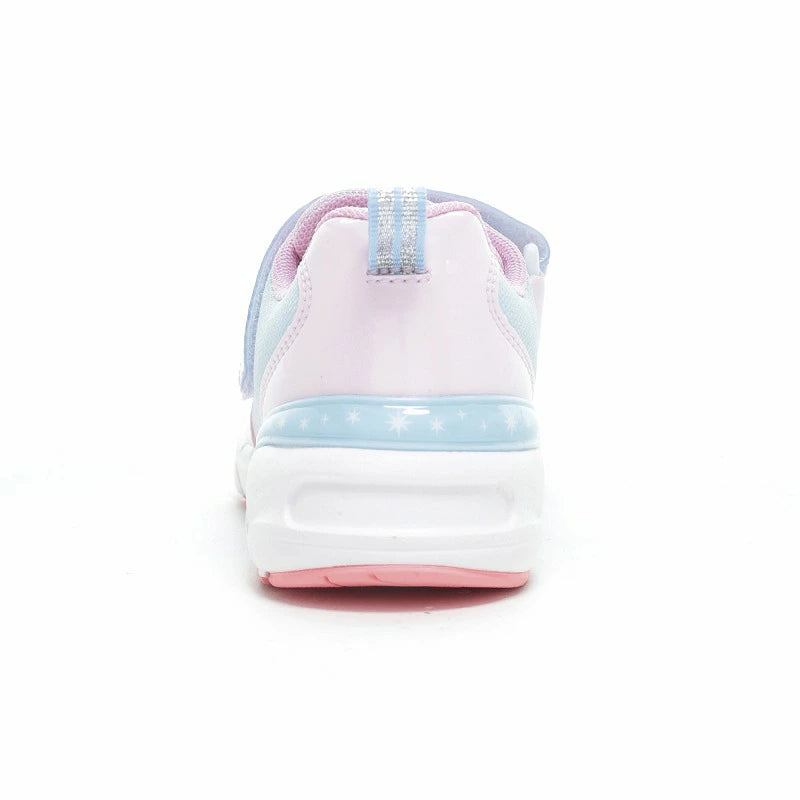 Moonstar x Disney LED Flashing Lights with Ag+ Antibacterial and Deodorant Functional Children's Shoes (14-19cm) Direct from Japan (Girls' Shoes)