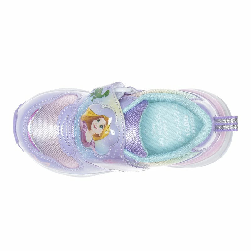 Moonstar x Disney LED Flashing Lights with Ag+ Antibacterial and Deodorant Functional Children's Shoes (14-19cm) Direct from Japan (Girls' Shoes)