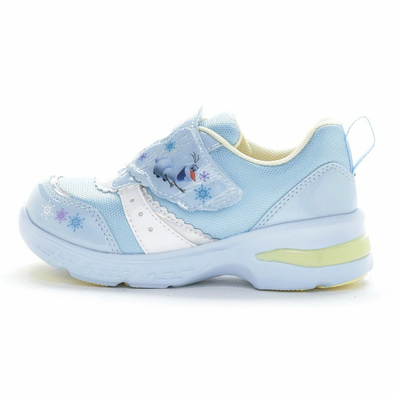 Moonstar x Disney LED Flashing Lights with Ag+ Antibacterial and Deodorant Functional Children's Shoes (14-19cm) Direct from Japan (Girls' Shoes)