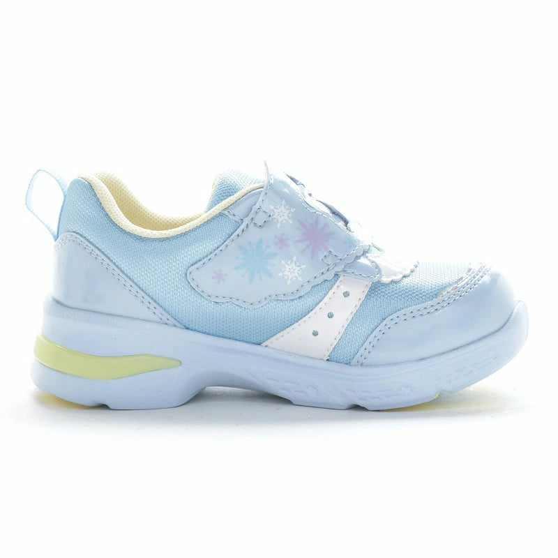Moonstar x Disney LED Flashing Lights with Ag+ Antibacterial and Deodorant Functional Children's Shoes (14-19cm) Direct from Japan (Girls' Shoes)